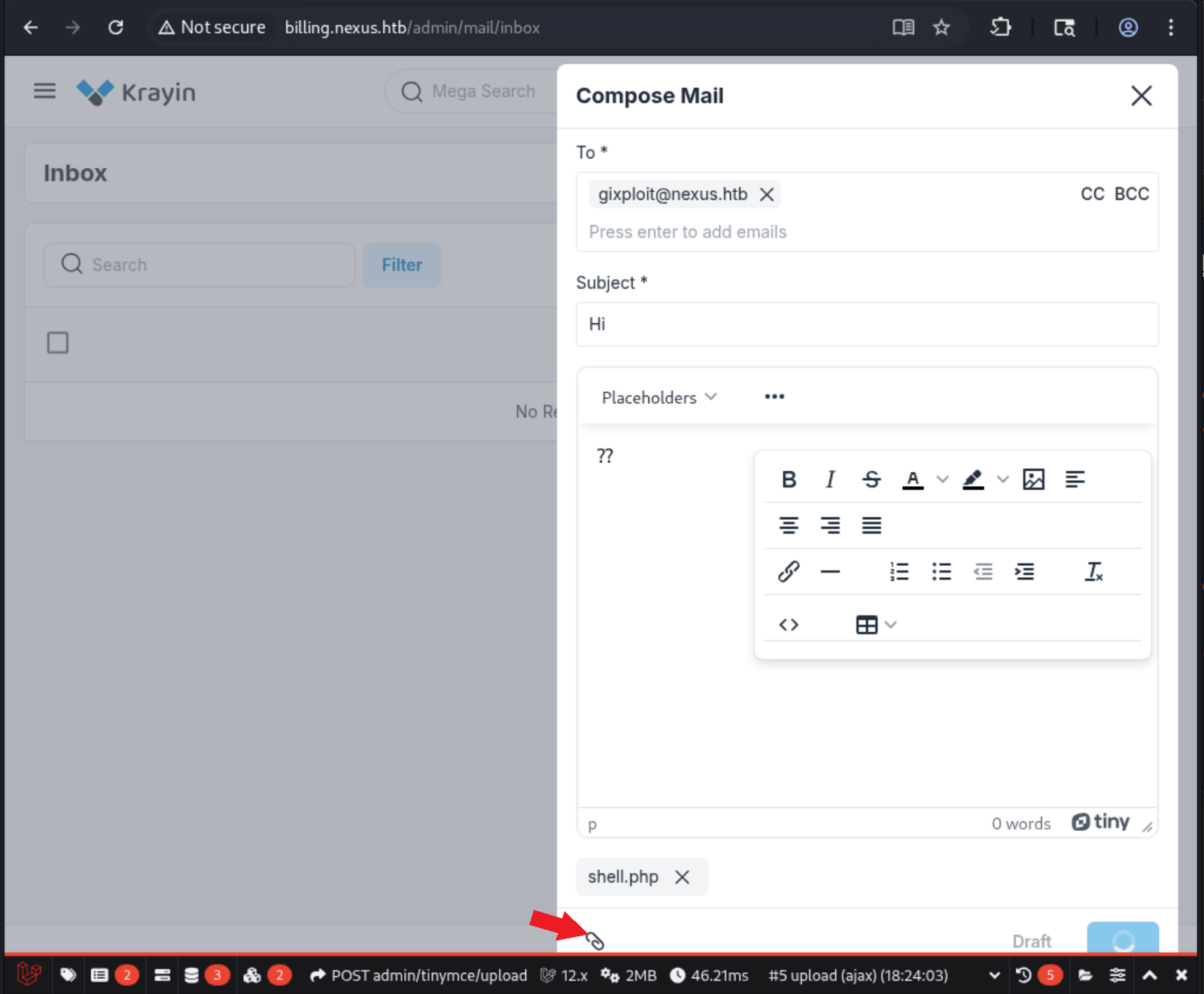 Modulo Email