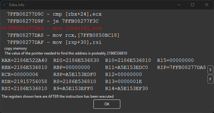 Cheat Engine, 2186E536834 Más Información